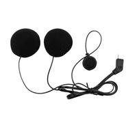 Generico Hard Mîc - Casco para moto Mîc Speakers 10 Pin Elbow Headset | Soft MicSpeaker Intercom Noise Cancelling Helmet Microphone Sponge ABS Wired Rod Type 77 cm Black Riding