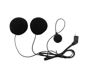 Genérico Hard Mîc - Motorcycle Helmet Mîc Speakers 10 Pin Elbow Headset | Soft MicSpeaker Intercom Noise Cancelling Helmet Microphone Sponge ABS Wired Rod Type 77cm Black Riding
