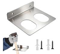 Genérico Hardware Hanger, Universal Stainless Bracket Support, Weatherproof with Hooks, Solid Iron Hanging Rail, Utility Rack with Reinforced Frame, Woodworking Studio for Deck and Garage