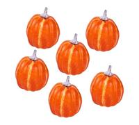 Genérico Harvest Foam Pumpkins - Six Piece Realistic Autumn Decor Set