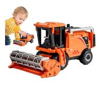 Genérico Harvester Toy Truck - Friction Powered Construction Vehicle For Kids | Realistic Simulation Farm Truck Model, Small Car Toy For & Preschool Playtime