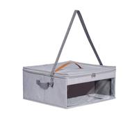 Genérico Hat Box, Hat Storage, Spacious Capacity Clear Window Adjustable Strap Shoulder Carry Secure Closure Lightweight Build, Travel Container, for Men, Women, Family, Friends