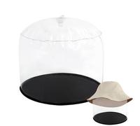Genérico Hat Display Stand, Foldable Inflatable Rack, 5.51x4.33 Inches Space-Saving Portable Holder with Stable Base, Reusable Blow-Up Design, Hat Storage for Bedroom, Closet, Checkroom and Store Use