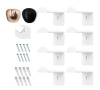 Generico Hat Hook, Strong Adhesive Organizer, 7.1x 4.5x 4.5cm/2.8x 1.8x 1.8in Clear Wide Brim Cowboy Cap Rack, Multi-Purpose Hat Holder for Women Men Colors: Black, White, Transparent