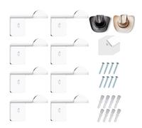 Generico Hat Hook, Strong Adhesive Organizer, 7.1x 4.5x 4.5cm/2.8x 1.8x 1.8in Clear Wide Brim Cowboy Cap Rack, Multi-Purpose Hat Holder for Women Men Colors: Black, White, Transparent