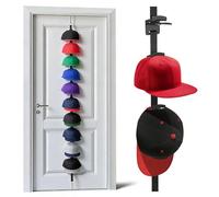 Genérico Hat Organizer | 200x5cm Anti-Drop Two-Way Display Storage | Space-Saving Over The Door Hat Rack,for Closet Wall Bedroom Living Room Garage Apartment Dorm Office RV Indoor Organization