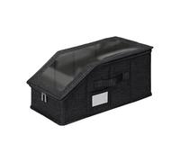 Genérico Hat Organizer - Cap Storage Bag Container, 2 Pack Hat Collection Bin, Reinforced Carry Handle Portability, Internal Structural Stability Support, Apparel Protection System for Bedroom