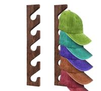Genérico Hat Rack Wall, Wood Hat Holder, 2 Piece Wall Mount Organizer
