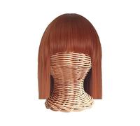 Genérico Hat Stands For Display - Creative Wig Stand Mannequin, Rattan Hat Holder Rack, Fashion Headwear Organizer For Caps And Wigs | Bedroom Boutique Live Streaming Home Entryway Decoration