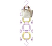 Genérico Hat Storage Rack, Over-the-Door Cap Organizer, Vertical Hat Holder with Hangers & Clips, Space-Saving Design, Durable and Adjustable, for Bedroom, Entryway, Home, RV, Dorm Rooms