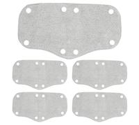Genérico Hat Sweat Liner, Helmet Moisture Absorbing Pad Set, 5 Piece Soft Breathable Sweatband for Cycling Motorcycle Hiking Hunting Construction Workout Outdoor Use, 10.04x5.43 Inches