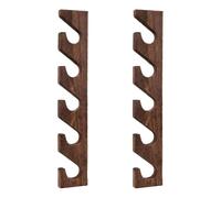 Genérico Hat Wall Organizer 2 Piece Wood Wall Mount Display Vertical Hanger