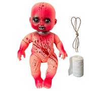 Genérico Haunted Doll, Decor, Terrifying Realistic Details Bloody Creepy, Scary Prop for Bedroom, Living Room, Yard, Porch, Patio, Garden, Party or Haunted House Display