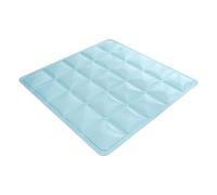 Genérico Haustierkühlmatte - 15.75 Inches PVC Gel Kühlpad | 635g Blau Sommer Hund Katze - Kratzfest Vielseitig Für Autoreise Park Picknick Balkon Wohnzimmer Komfortable Abkühlung Haustierbedarf