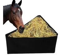 Genérico Hay Bags Horses, Goat Feeder Sack, Adjustable Hanging Storage, 25.59x21.65x10.63 Inches, Mesh Front Panel, Easy-Fill Top Design, Ideal for Cattle, Equine, Livestock, Barn