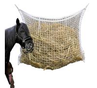 Genérico Hay Feeder Bag - Bite-Proof Goat Feeding Pouch, Heavy Duty Mesh Hay Holder with Adjustable Straps, Prevents Waste for Horses Sheep Goats in Stalls Fences Trailers Pastures