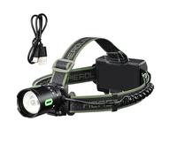 Genérico Head Flashlight For Adults | Head Lights F0r Forehead | Waterproof Bright Torch | Headlamp For Adults With 8 Modes Safety Warning Design Fishing Backpacking Outdoor Walking