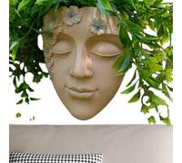 Genérico Head Wall Planter | Resin Face Planter Pot For | Wall Mounted FL