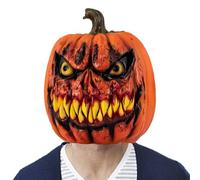 Generico Headgear Pumpkin, 12.9-Inch Cosplay Prop Headwear, Decorative Halloween Costume Accessory, Funny Photo Prop for Birthday Party, Stage Show, Carnival, and Themed Performances