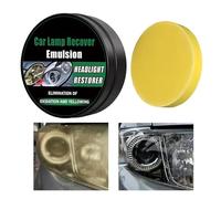 Genérico Headlight Restoration Kit |Car Headlight Repair and Polishing Kit | 100g Fast-Acting Lens Repair Cleaner with Sponge,Car Ĥeadlight Yellowing Cleaner - For Truck Vehicle Sedan Pickup Scooter