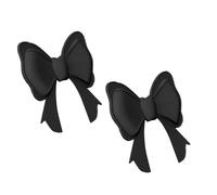 Genérico Headphone Attachment Accessories - Silicone Bow Clips | Cute Aesthetic Headphone Decoration with Lightweight Design, Style Enhancer for Women Girls Teens Students Commuting School Work