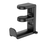 Genérico Headphone Stand - 360° Rotating Under Desk Clamp, Headset Mount