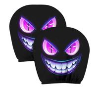 Genérico Headrest Cover Soft Stretchy Washable - Automotive Protector | Cartoon Eyes Car Seat Head Rest Protector for Driving Party Road Trip Travel Commute Vehicle Truck SUV