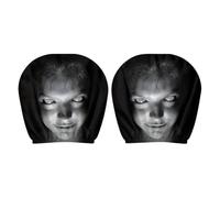 Genérico Headrest Covers For Cars | Soft Funny Smiling Universal Case