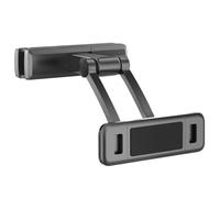 Genérico Headrest Tablet Holder, Backseat Phone, Navigation Mount, Space-Saving Stand, Travel, Aluminum Alloy and ABS, 6.29x5.9x1.88 Inches, Lightweight and Sturdy, for Vehicle Accessory