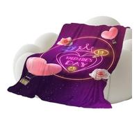 Genérico Heart Blanket, Warm Throw, Large Fuzzy, Comfort Style Function, Professional Home Gear, Decorative Soft Tool For Relaxing On Beds Sofas Or Chairs During Valentines Day Parties In 2026 Winter