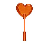 Genérico Heart Card Holder, 3D Printed Sleeve, 8.66 Inches Contactless Storage Wand with Secure, Sturdy Material, Credit Holder with Cute Design, Wallet Accessory for Travel and Parking