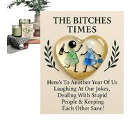 Genérico Heart Shaped Acrylic - 2D Heartfelt Connection Gift, Heart Shape Keychain, Heeart Shaped Sea Glass Friendship Decor | for Female Sister Family Birthday Tree Easter Door Home Desk Backpack