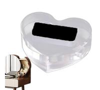 Genérico Heart Shaped Ring Stand - Jewellery Holder | Aesthetic Heart Ring Display Rack For Dressing Room Vanity | Modern Jewellery Storage Gift For Girls Home Classroom