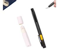 Genérico Heat Erasable Fabric Marker for Sewing, Heat Erasable Pens for Fabric, with Replaceable Refills, Not Easy to Break, for Sewing, Quilting, Embroidery (1 pen + 20 refills)