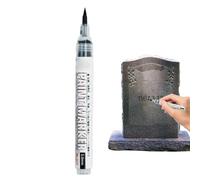 Genérico Heat Resistant Paint Pen, Ergonomic Marker, 6.3x0.59 Inches Precision Tip with Cap, Durable PP Permanent Applicator, Bold Pigment Ink with Fluid Style, Art Accessory for Metal Glass Wood