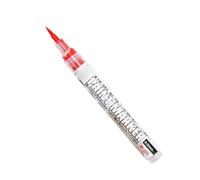 Genérico Heat Resistant Paint Pen, Ergonomic Marker, 6.3x0.59 Inches Precision Tip with Cap, Durable PP Permanent Applicator, Bold Pigment Ink with Fluid Style, Art Accessory for Metal Glass Wood