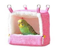 Genérico Heated Bird Bed - Parrot Bed | Heated Warm Hut Cotton | Winter Heating Plush Bird Nest | Parrot Nest Fleece-Lined and Thickened for Home Outdoor Balcony Indoor Garden Yard Lovebirds Conure