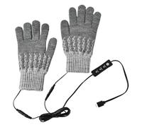Genérico Heated Gloves, USB Electric Thermal Gloves with 3 Heat Levels, Touchscreen Winter Snow Mittens for Fishing, Cycling, Hiking, Cold Weather Outdoor Sports Travel Use 23x13.5cm