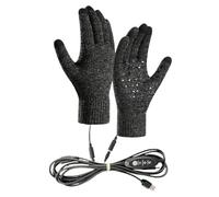 Genérico Heated Gloves, USB Rechargeable Winter Mittens, Touchscreen Compatible Design, Adjustable Thermal Control for Cycling, Hiking, Commuting, Snowboarding, Riding, 1pair