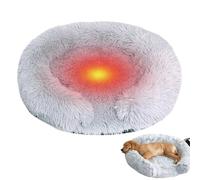 Genérico Heated Pet Bed, Adjustable Temperature Control Cat Bed, USB Heating Pad For Pets, Electric Cat Bed with Timer, Soft Kitty Heating Pad, Round Pet Heating Bed, Cat Bed with Auto Shut Off,