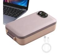 Genérico Heating Lunch Box - Electric Food Warmer, Portable 900ml Heater, Stainless Steel, Thermal Meal Container | Adjustable Temperature, Electric Lunch Container For Work Office Trucking
