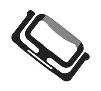 Genérico Heavy Duty Bag Holder - 5.71 pulgadas Grocery Bag Carrier | Labor-Saving Pouch Handle Holder, Shopping Grip for Women, Men, Seniors, Market, Office, and Public Transport Use, Negro , Se
