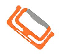 Genérico Heavy Duty Bag Holder - 5.71 pulgadas Grocery Bag Carrier | Labor-Saving Pouch Handle Holder, Shopping Grip for Women, Men, Seniors, Market, Office, and Public Transport Use, naranja, Se