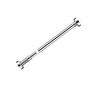 Genérico Heavy Duty Closet Rod - No Drill Stainless Steel Telescopic Bathroom Shower Curtains Rods | Wardrobe Clothes Support Rod, Adjustable Clothes Dryer Rack For Balcony Laundry