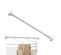 Genérico Heavy Duty Closet Rod - No Drill Stainless Steel Telescopic Bathroom Shower Curtains Rods | Wardrobe Clothes Support Rod, Adjustable Clothes Dryer Rack For Balcony Laundry