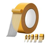 Genérico Heavy Duty Double Sided Tape with Fiberglass Mesh, Waterproof Grid Adhesive Tape, Strong High Tack Mounting Tape for Carpet Rug Floor Wall DIY Crafts Home Office Fixing