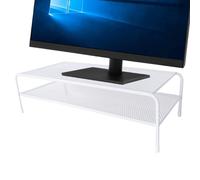 Genérico Heavy Duty Laptop Riser, Desk Computer Monitor Stand, Heat Dissipation with Adjustable Height, Aluminum Tool with Ventilation Design, Office Storage Easy Assembly, Organization Supplies