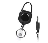 Genérico Heavy Duty Retractable Keychain, Compact Waterproof Anti-Slip Keyring Holder for Fishing, Workplace, Outdoors, Cards & Wallets