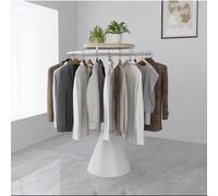 Genérico Heavy Duty Rotatable Round Clothes Rack ， Floor-Standing Circular Garment Rack for Retail Display, Costume, Coat, or Underwear