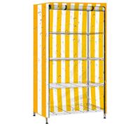 Genérico Heavy Duty Storage Rack Cover, Waterproof Dustproof Wire Shelf Protector, Organizer Kitchen, 91x45x182cm Pantry, Garage, Outdoor, or Closet Ensures Items Remain Safe Maintaining